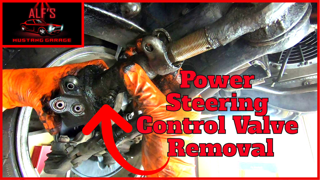 How To Remove Power Steering Control Valve 1967 Ford Mustang